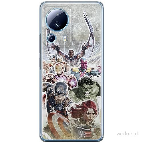 ERT GROUP mobiltelefonfodral för Xiaomi 13 LITE/CIVI 2 originalt och officiellt licensierat Marvel mönster Avengers 010 optimalt anpassad till formen på mobiltelefonen, fodral tillverkad av TPU plast 5905511934125