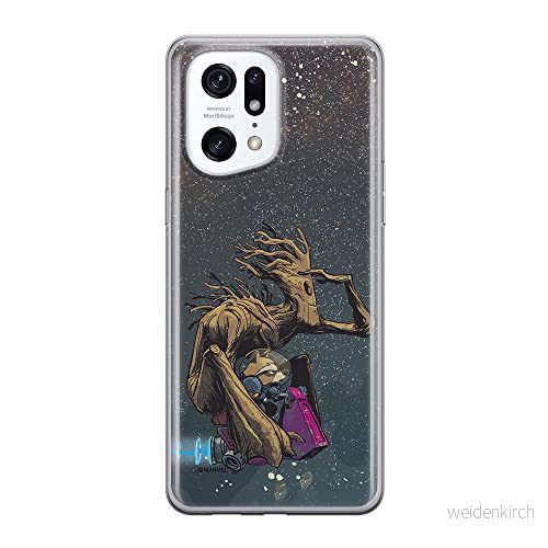 ERT GROUP mobiltelefonfodral för Oppo FIND X5 PRO originalt och officiellt licensierat Marvel mönster Guardians of the Galaxy 004 anpassad till formen på mobiltelefonen, fodral tillverkad av TPU plast 5905511405472