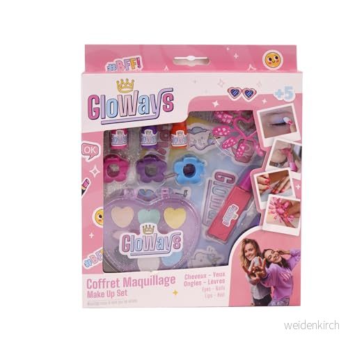 FASHION MAQUILLAGE Liten skönhetssats smink 258006 slumpmässig modell plast spel för barn skönhet känslig hud testad av ett franskt laboratorium från 5 år 3301042580060