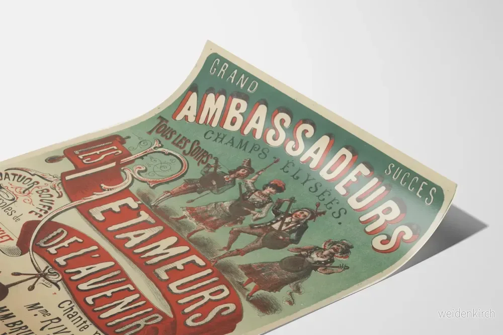 Gammal poster av framtidens återvinnare - Vintage väggdekoration - Bild 3
