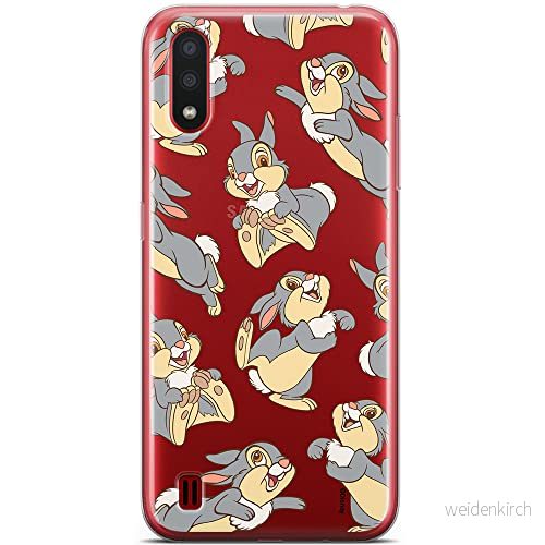 ERT GROUP mobiltelefonfodral för Samsung A01 originalt och officiellt licensierat Disney mönster Thumper 003 optimalt anpassad till formen på mobiltelefonen, gedeeltelijk transparant 5905131818775
