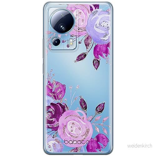 ERT GROUP mobiltelefonfodral för Xiaomi 13 LITE/CIVI 2 originalt och officiellt licensierat Babaco mönster Flowers 005 optimalt anpassad till formen på mobiltelefonen, gedeeltelijk transparant 5905511924744