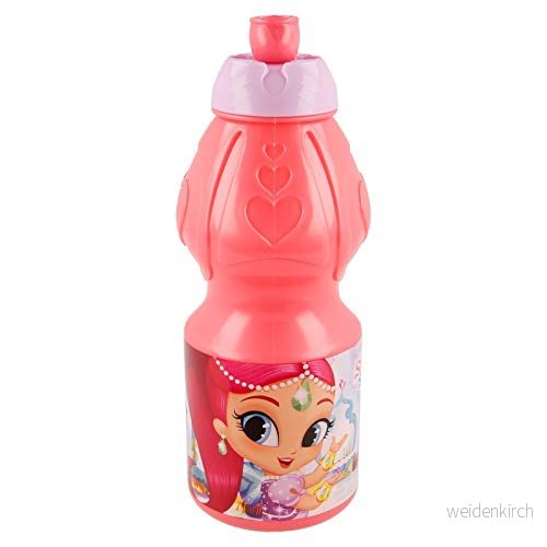 ALMACENESADAN, 4940, Tillbaka till skolan, julklapp; bestående av sportflaska 400 ml, flerfärgad återanvändbar produkt, BPA fri, licensierad (Shimmer) 8435510352752