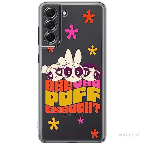 ERT GROUP mobiltelefonfodral för Samsung S21 FE originalt och officiellt licensierat The Powerpuff Girls mönster 043, gedeeltelijk transparant 5905511986216