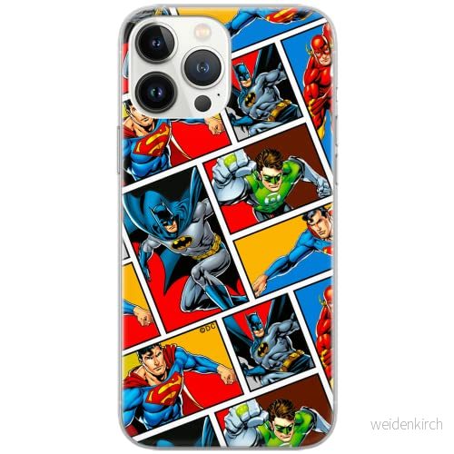 ERT GROUP mobiltelefonfodral för Samsung S10 originalt och officiellt licensierat DC mönster Justice League 001 Vit optimalt anpassad till formen på mobiltelefonen, fodral tillverkad av TPU plast 5903040870600