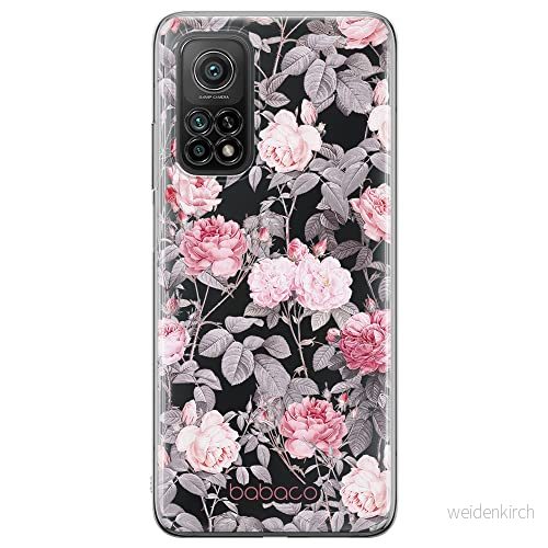 ERT GROUP mobiltelefonfodral för Huawei P30 originalt och officiellt licensierat Babaco mönster Flowers 054 Vit optimalt anpassad till formen på mobiltelefonen, gedeeltelijk transparant 5905131353603