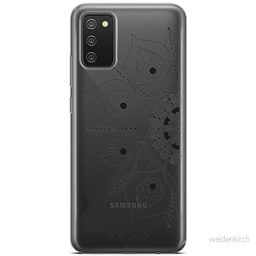 ERT GROUP mobiltelefonfodral för Samsung A02S originalt och officiellt licensierat Babaco mönster Mandalas 002 Vit optimalt anpassad till formen på mobiltelefonen, gedeeltelijk transparant 5904805821455