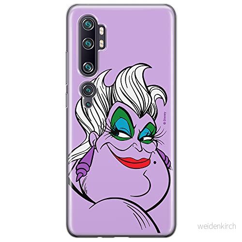 ERT GROUP mobiltelefonfodral för Xiaomi MI NOTE 10 / PRO originalt och officiellt licensierat Disney mönster Ursula 001, fodral tillverkad av TPU plast 5904805579677