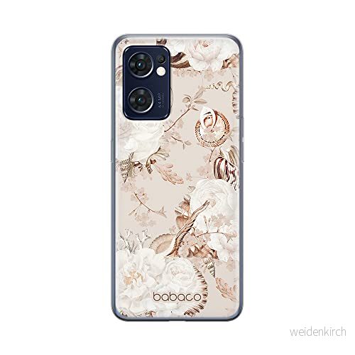 ERT GROUP mobiltelefonfodral för Oppo RENO 7 5G originalt och officiellt licensierat Babaco mönster Flowers 045 optimalt anpassad till formen på mobiltelefonen, fodral tillverkad av TPU plast 5905511317911