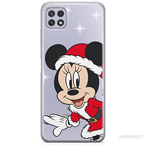 ERT GROUP mobiltelefonfodral för Samsung A22 5G originalt och officiellt licensierat Disney mönster Minnie 062 optimalt anpassad till formen på mobiltelefonen, gedeeltelijk transparant 5903932803594