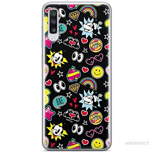 ERT GROUP mobiltelefonfodral för Samsung A70 originalt och officiellt licensierat Disney mönster Mickey & Minnie 013 optimalt anpassad till formen på mobiltelefonen, fodral tillverkad av TPU plast 5903537632681
