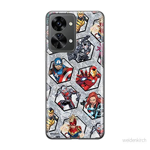 ERT GROUP mobiltelefonfodral för Oneplus NORD 2T 5G originalt och officiellt licensierat Marvel mönster Avengers 023 optimalt anpassad till formen på mobiltelefonen, fodral tillverkad av TPU plast 5905511270292