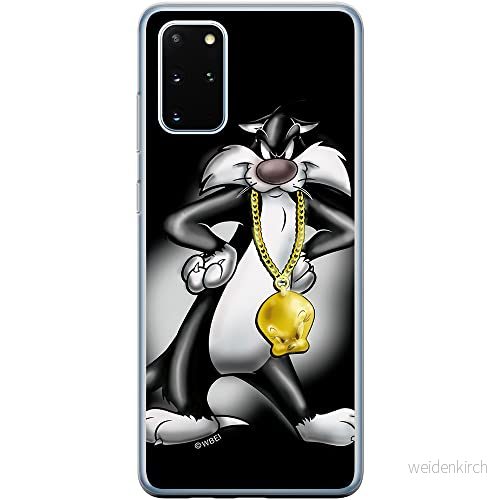 ERT GROUP mobiltelefonfodral för Samsung S20 PLUS / S11 originalt och officiellt licensierat Looney Tunes mönster Sylvester 002, fodral tillverkad av TPU plast 5903537537115