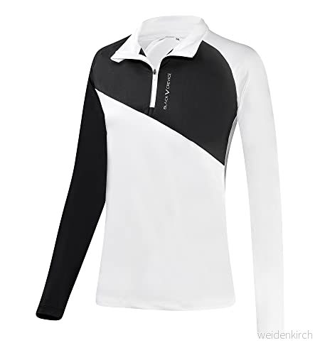 Black Crevice Funktionströja med dragkedja, svart/vit, 38 9120122555675