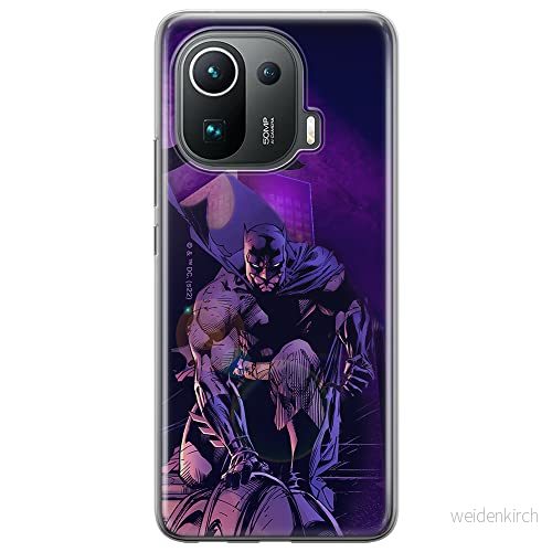 ERT GROUP mobiltelefonfodral för Xiaomi MI 11 PRO originalt och officiellt licensierat DC mönster Batman 072 optimalt anpassad till formen på mobiltelefonen, fodral tillverkad av TPU plast 5905131512765