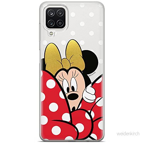 ERT GROUP mobiltelefonfodral för Samsung A12 / M12 originalt och officiellt licensierat Disney mönster Minnie 015 optimalt anpassad till formen på mobiltelefonen, gedeeltelijk transparant 5903040092088