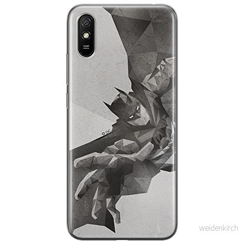 ERT GROUP mobiltelefonfodral för Xiaomi REDMI 9A originalt och officiellt licensierat DC mönster Batman 016 optimalt anpassad till formen på mobiltelefonen, fodral tillverkad av TPU plast 5903040310311
