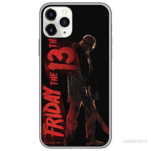 ERT GROUP mobiltelefonfodral för Iphone 11 PRO MAX originalt och officiellt licensierat Horror mönster Friday the 13th 011 anpassad till formen på mobiltelefonen, fodral tillverkad av TPU plast 5905511104535