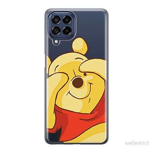 ERT GROUP mobiltelefonfodral för Samsung M33 5G originalt och officiellt licensierat Disney mönster Winnie the Pooh and Friends 033 anpassad till formen på mobiltelefonen, gedeeltelijk transparant 5905511351069