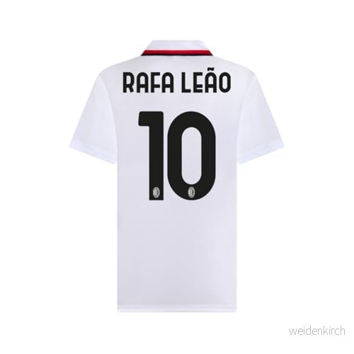 AC Milan Away Replica Stadio Fotbollströja Säsong 2024/25 Officiell, Rafa Leao 10 Unisex Vuxen (1 Pack) 8057587844239