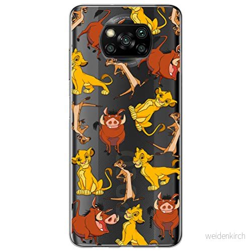 ERT GROUP mobiltelefonfodral för Xiaomi POCOPHONE X3 originalt och officiellt licensierat Disney mönster Simba & Friends 010 optimalt anpassad till formen på mobiltelefonen, gedeeltelijk transparant 5905131792457