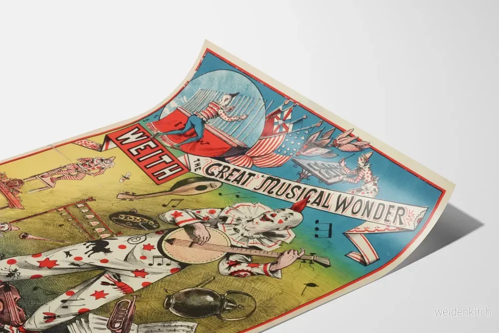 Vintageposter Le Grand Merveille Musical Weith Clown Musicien - Bild 3