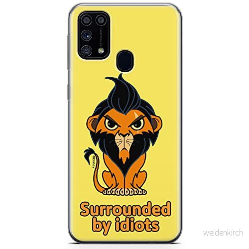 ERT GROUP mobiltelefonfodral för Samsung M31 originalt och officiellt licensierat Disney mönster Scar 001 optimalt anpassad till formen på mobiltelefonen, fodral tillverkad av TPU plast 5905131441386
