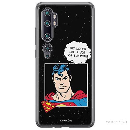 ERT GROUP mobiltelefonfodral för Xiaomi MI NOTE 10 / PRO originalt och officiellt licensierat DC mönster Superman 037 anpassad till formen på mobiltelefonen, fodral tillverkad av TPU plast 5905131572295