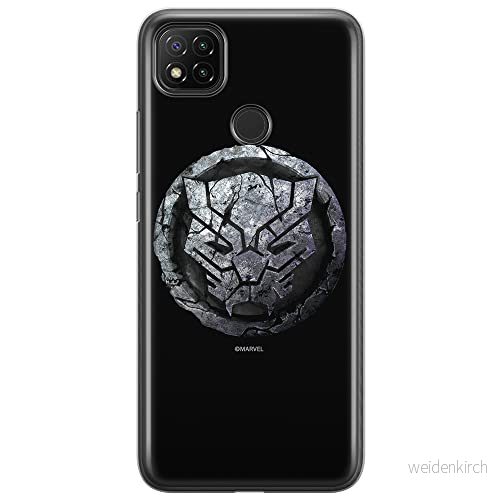 ERT GROUP mobiltelefonfodral för Xiaomi REDMI 9C originalt och officiellt licensierat Marvel mönster Black Panther 013 optimalt anpassad till formen på mobiltelefonen, fodral tillverkad av TPU plast 5903932412505