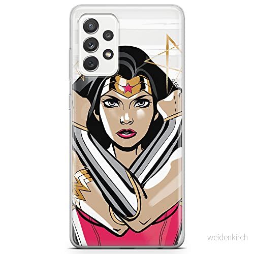 ERT GROUP mobiltelefonfodral för Samsung A72 5G originalt och officiellt licensierat DC mönster Wonder Woman 003 optimalt anpassad till formen på mobiltelefonen, gedeeltelijk transparant 5903040082898