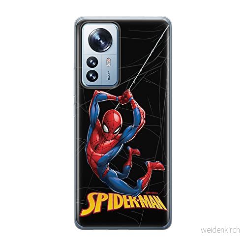 ERT GROUP mobiltelefonfodral för Xiaomi 12 PRO originalt och officiellt licensierat Marvel mönster Spider Man 019 optimalt anpassad till formen på mobiltelefonen, fodral tillverkad av TPU plast 5905511529796