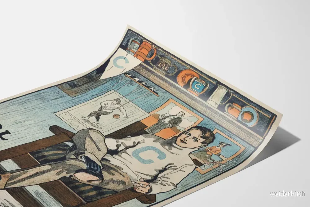Vintageposter Columbia 1902 - Retro universitetsväggdekoration - Bild 3
