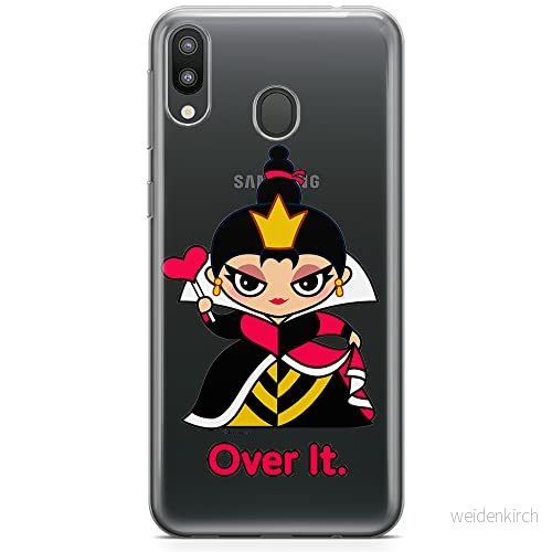 ERT GROUP mobiltelefonfodral för Samsung M20 originalt och officiellt licensierat Disney mönster Queen of Hearts 001 optimalt anpassad till formen på mobiltelefonen, gedeeltelijk transparant 5905131424419