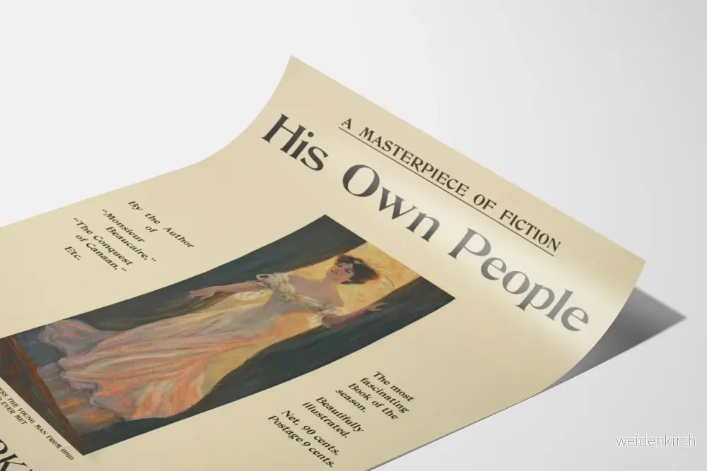 Vintageposter His Own People - Klassisk väggdekoration - Bild 3