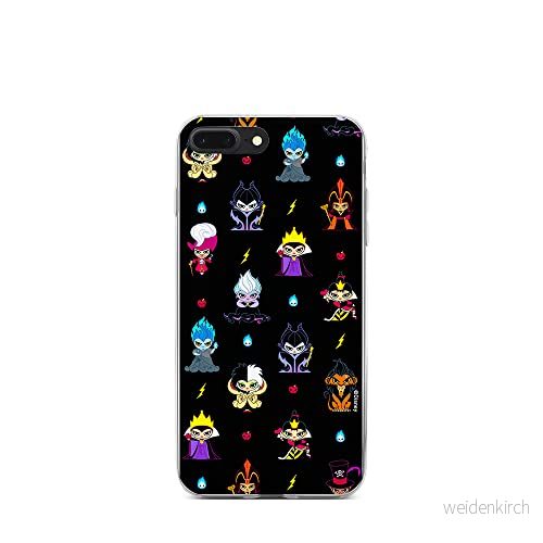 ERT GROUP mobiltelefonfodral för Iphone 7 PLUS/ 8 PLUS originalt och officiellt licensierat Disney mönster Villains 007 anpassad till formen på mobiltelefonen, fodral tillverkad av TPU plast 5905131383686