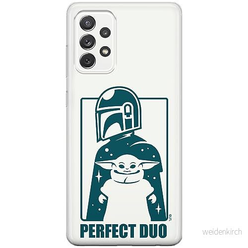 ERT GROUP mobiltelefonfodral för Samsung A73 5G originalt och officiellt licensierat Star Wars mönster Baby Yoda 034 optimalt anpassad till formen på mobiltelefonen, fodral tillverkad av TPU plast 5905511760199