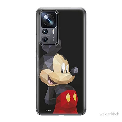 ERT GROUP mobiltelefonfodral för Xiaomi 12T/12T pro/K50 Ultra originalt och officiellt licensierat Disney mönster Mickey 024 anpassad till formen på mobiltelefonen, fodral tillverkad av TPU plast 5905511577155