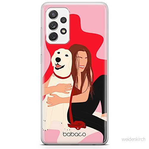 ERT GROUP mobiltelefonfodral för Samsung A73 5G originalt och officiellt licensierat Babaco mönster Dogs 006 Vit optimalt anpassad till formen på mobiltelefonen, fodral tillverkad av TPU plast 5905131004079