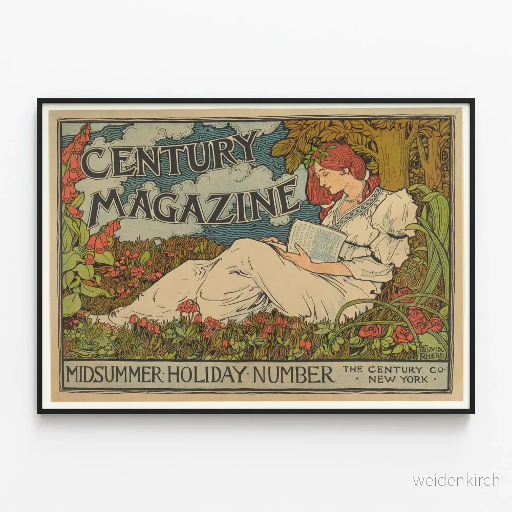 Vintageposter Century Magazine - Midsommarhelgnummer