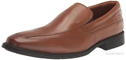 Clarks Tilden Free Mens Dark Tan Lea, 7 5050407924275