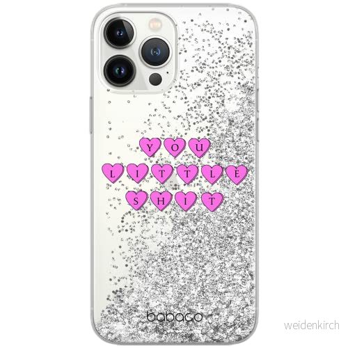 ERT GROUP mobiltelefonfodral för Apple Iphone 13 PRO originalt och officiellt licensierat Babaco mönster Girl 015 Vit optimalt anpassad till formen på mobiltelefonen, med glitter overflow effekt 5904805762420