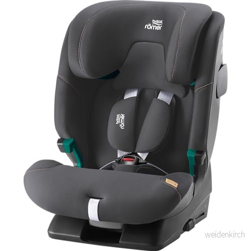 BRITAX RÖMER Bilbarnstol ADVANSAFIX 2 Z LINE, för barn från 76 150 cm (i Size) med och utan ISOFIX, 15 månader till 12 år, Midnight Grey 4000984901429