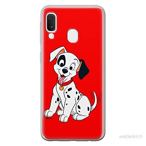 ERT GROUP mobiltelefonfodral för Samsung A20e originalt och officiellt licensierat Disney mönster Dalmatian 006 Vit optimalt anpassad till formen på mobiltelefonen, fodral tillverkad av TPU plast 5904805883064