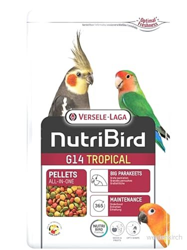 NutriBird G14 Tropical Underhållpellets 1 kg 5410340221150