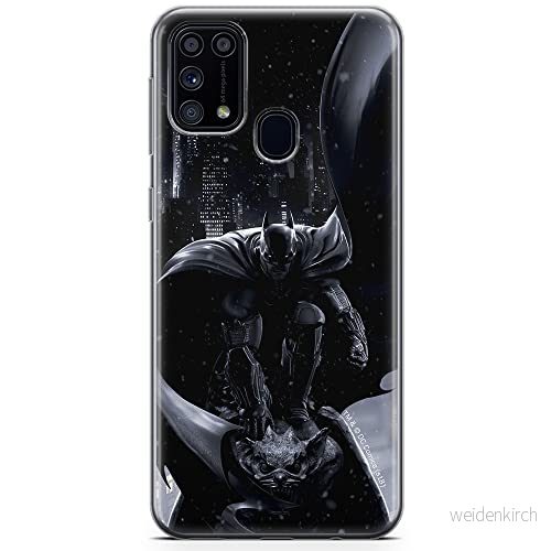 ERT GROUP mobiltelefonfodral för Samsung M31 originalt och officiellt licensierat DC mönster Batman 021 optimalt anpassad till formen på mobiltelefonen, fodral tillverkad av TPU plast 5904805481857