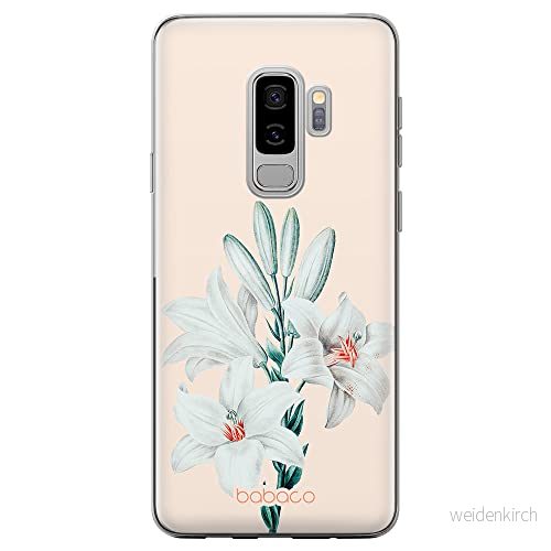 ERT GROUP mobiltelefonfodral för Samsung S9 PLUS originalt och officiellt licensierat Babaco mönster Flowers 039 optimalt anpassad till formen på mobiltelefonen, fodral tillverkad av TPU plast 5905131305497