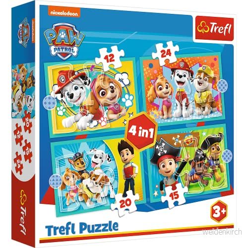 Trefl Paw Patrol Pussel 4 i 1 5900511343465