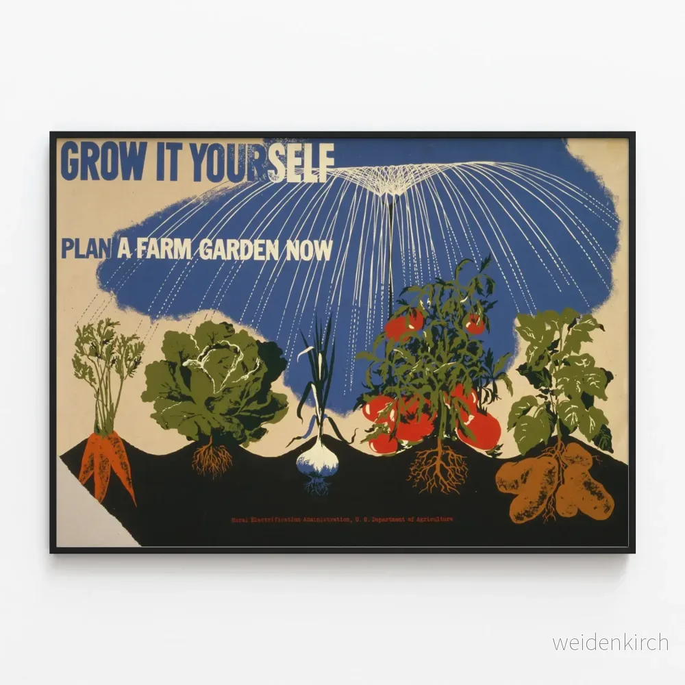 Väggposter för trädgårdsarbete Grow It Yourself – Planera din köksträdgård Väggposter för trädgårdsarbete Grow It Yourself – Planera din köksträdgård