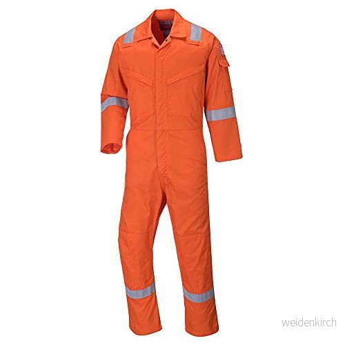 Portwest FF50ORR48 Aberdeen FR Coverall, vanlig, storlek: UK48 EU62, Orange 5036108258628