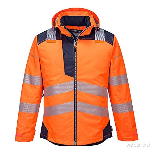 Portwest PW3 Hi Vis vinterjacka (XXX-Large, orange/marinblå) 5036108302376